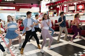 Destiny Rettinger, Monique Jasmine Paul, Myles Erlick, Lilly Noelle Bartlam, Shelby Simmons, and Chuck Wheeler in Snow D