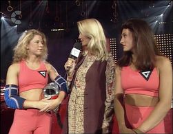 Ulrika Jonsson, Jo Neath, and Rachel Culwick in Gladiators (1992)