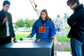 Still of Nick Renaud, Gemmenne de la Peña and Henry Monfries in Prank