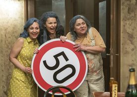 Alena Mihulová, Pavla Tomicová, and Klára Melísková in Fifty and Embarrassing (2017)