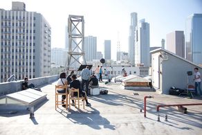 Kymm Swank, Wyatt Denny, J.T. Gurzi, Rob Tepper, David J. Myrick, Noah Dille, Mia Kirby, and Mayera Abeita in Heaven Str