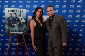 With Alissa Salvatore at the Friar's Club for the World Premiere of 