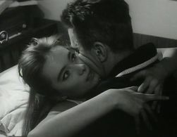 Gunnar Björnstrand and Tina Hedström in The Dress (1964)