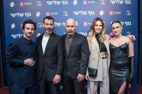 Yehuda Levi, Gal Malka, Itay Turgeman, Lior Raz, and Rotem Sela at an event for A Body That Works (2023)