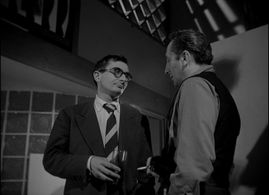 Claude Chabrol and André Thorent in Paris Belongs to Us (1961)