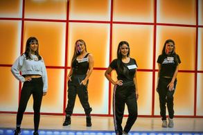Patricia Javier, Geneva Cruz, Aubrey Miles, and Regine Tolentino in Bawal na game show (2020)