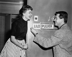 Rock Hudson and Liselotte Pulver in A Time to Love and a Time to Die (1958)