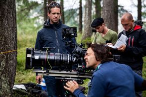 Director Andrew Lang and Cinematographer Federico Alfonzo, Slovenia, September 2015