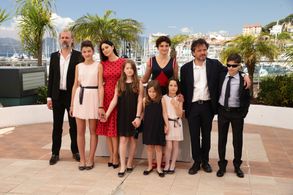 Monica Bellucci, Carlo Cresto-Dina, Sam Louwyck, Alice Rohrwacher, Eva Morrow, and Maria Alexandra Lungu at an event for