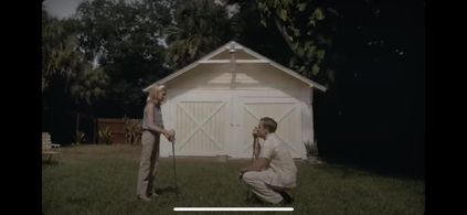 Screen shot of Playing Through as Young Babs with dad