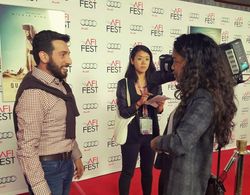 At the US premiere of 