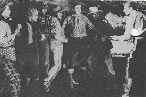 Leon Beaumon, Julie Bishop, William Desmond, Artie Ortego, William L. Thorne, and Tom Tyler in Clancy of the Mounted (19