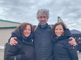The set of LET HIM GO, 2019. Paula Mazur, Mitchell Kaplan, Kimi Armstrong Stein