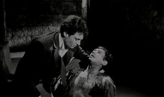 Enrico Olivieri and John Richardson in Black Sunday (1960)