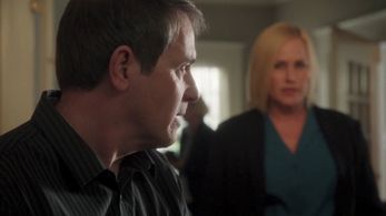 CSI:CYBER Production Still with Patricia Arquette