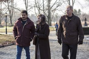Noah Emmerich, Darya Ekamasova, and Brandon J. Dirden in The Americans (2013)