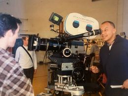 On the set of the CBS tv series, 