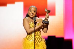 Quinta Brunson at an event for Abbott Elementary (2021)