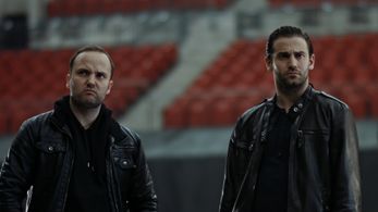 Still from Color Me Grey, as Johnny, with Scott Michael Wagstaff.