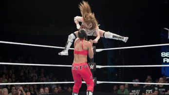 Kairi Hôjô and Bianca Blair in WWE: Mae Young Classic Women Tournament (2017)