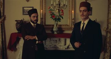 Akbar Zanjanpour and Shahram Golchin in Chess of the Wind (1976)