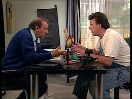 Krijn ter Braak and Maarten Wansink in We zijn weer thuis (1989)
