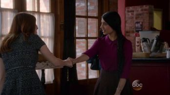 Still of Anushka Rani and Aya Cash in Modern Family (2015)