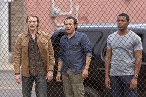 Michael Irby, Gaius Charles, and James Landry Hébert in Taken (2017)