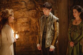 Megan Follows, Adelaide Kane, and Spencer Macpherson in Reign (2013)