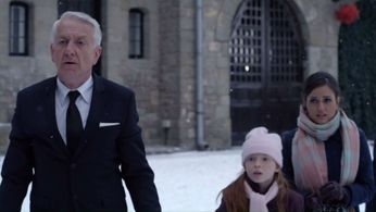 Danica McKellar, Pavel Douglas, and Ellie Botterill in Crown for Christmas (2015)