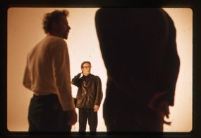 Nick Egan on the set of the Backbeat - video shoot with Stephen Dorff