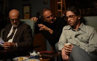 Doron Tavori, director Avi Nesher and Tom Avni. Past Life.