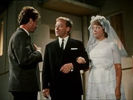 Leonid Bykov, Oleg Khromenkov, and Violetta Solodyagina in Little Hare (1965)