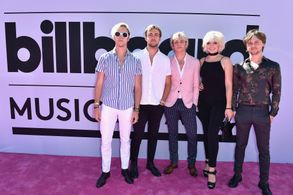 Ellington Ratliff, Riker Lynch, Rocky Lynch, Ross Lynch, and Rydel Lynch at an event for 2017 Billboard Music Awards (20