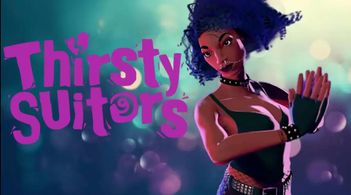 Christine’s character, Tyler, in Thirsty Sutiors.