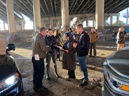 Jason Beghe, Jesse Lee Soffer, and Lisa Robinson in Chicago P.D. (2014)