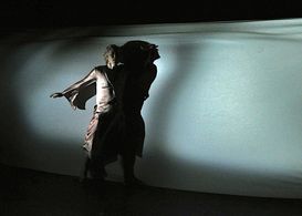 As Young Clarissa in SEPTIMUS AND CLARISSA, off-Broadway