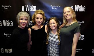 Bettina Devin and Sofia Rosinsky in A Wake (2019)