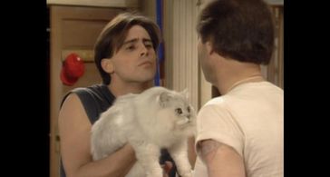 Matt LeBlanc and Joseph Bologna in Married... with Children (1987)