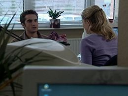 Diana Staehly and Oliver Wnuk in Stromberg (2004)