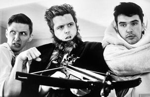 House Shark from left to right Michael Merchant, Wes Reid, and Trey Harrison.