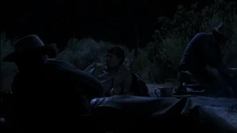 Jack Nicholson, Tom Filer, and Cameron Mitchell in Ride in the Whirlwind (1966)