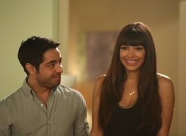 Satya Bhabha and Hannah Simone in New Girl (2011)