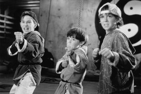 Chad Power, Max Elliott Slade, and Michael Treanor in 3 Ninjas (1992)