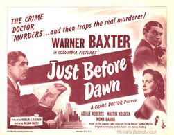 Warner Baxter, Martin Kosleck, George Meeker, and Adele Roberts in Just Before Dawn (1946)