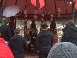 Austin Abell & Trevor Donovan on Set - Marry Me at Christmas