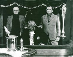 Jirí Brdecka, Milos Kopecký, and Oldrich Lipský in The Mysterious Castle in the Carpathians (1981)