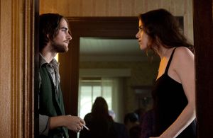 Kaniehtiio Horn and Landon Liboiron in Hemlock Grove (2013)