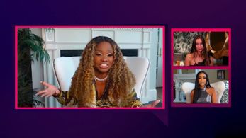 Porsha Williams, Hannah Berner, and Heavenly Kimes in Bravo's Chat Room (2020)