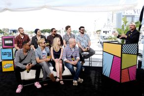 Kevin Smith, Laz Alonso, Eric Kripke, Karl Urban, Antony Starr, Jessie T. Usher, Chace Crawford, Erin Moriarty, and Jack